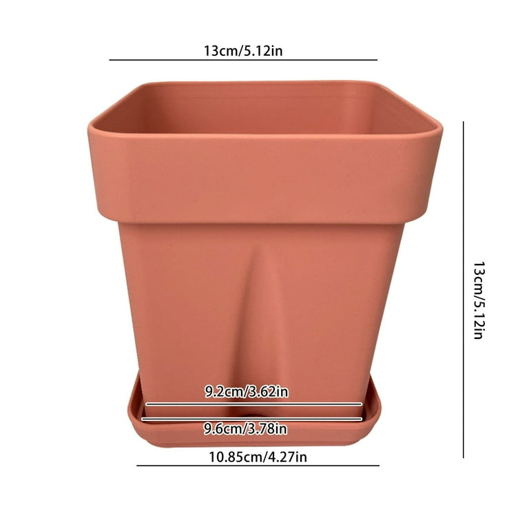 MOQIN Clay Pots for Plants with Saucer, Large Terra Cotta Plant Pots,  Flower Pots with Tray, Terracotta Pots for Indoor Outdoor Plant -  Walmart.com