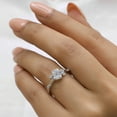 thumbnail image 6 of JEWELEGANT Emerald Cut Moissanite Engagement Ring, Unique Solitaire Ring Gift for Women, 6 of 8