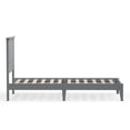 thumbnail image 5 of Cottage Style Solid Wood Platform Bed in Twin - Ultimate Grey, 5 of 10