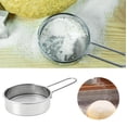 thumbnail image 2 of Small Strainer,2.5 Inch Flour Colander Mini Sifter,Stainless Steel Fine Mesh Hand-Held Sieve,Flour Sifter with Handle,Mini Small Flour Strainer for Kitchen Baking Powder Sugar Coffee Tea,Z_Silver, 2 of 4
