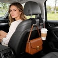 thumbnail image 4 of BotaniNest Back Seat Hanger Organizer For Rear Headrest Sturdy Universal Vehicle Storage Hook, 4 of 5