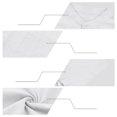 thumbnail image 7 of hotojiny Mens 2 Piece Outfits Casual Summer Vacation Beach Wear Classic Fit Button down Shirt with Straight Leg Pants Set(White,Medium), 7 of 7
