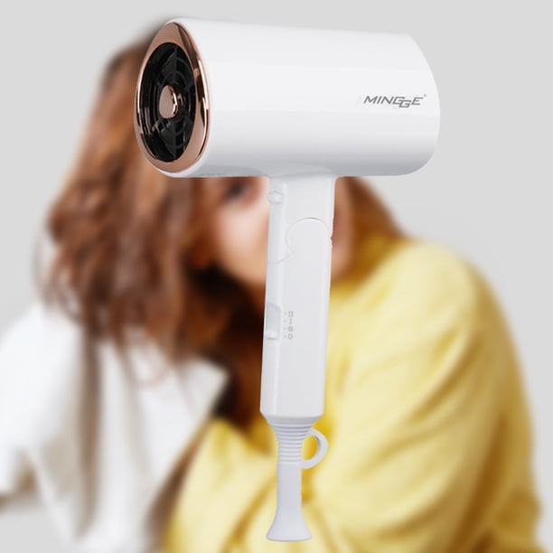 Secador de pelo eléctrico plegable, secador de pelo de secado rápido de 1800 W para salón de viaje en casa FLhrweasw Nuevo