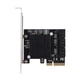 thumbnail image 2 of Tarjeta de expansión PCIE a SATA30 de 6 puertos tarjeta de expansión portátil SATA30 con chip ASM 5 terminales de conexión tarjeta de expansión para 7 32/64 bits/XP/Vista ANGGREK Otros, 2 of 8