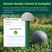 SoilDrops Smart Sprinkler Controller — 8-Zone WiFi Irrigation Controller with AI Scheduling
