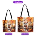 thumbnail image 5 of Happy Thanksgiving Schnauzer Give Thanks Fall Beanie Scarf Welcome All Over Print 3D Canvas Tote Bag Miniature Schnauzer Dog Lover Reusable Handbag - 00020, 5 of 5