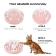 thumbnail image 2 of Comedero Lento Interactivo Rompecabezas para Gatos PetPrime Rosa, 2 of 6