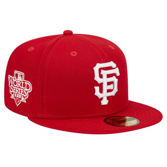Men's New Era Red San Francisco Giants Logo 59FIFTY Fitted Hat