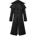 thumbnail image 3 of Men's Halloween Fancy Costume, Medieval Renaissance Costume Gothic Nobleman Outfit with Vintage Pattern, Cosplay Costume for Halloween Party, Renaissance Faire and Role Play, 3 of 4