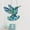 garden decorations, variant on 2D Painted Acrylic Hummingbird Suncatcher - Vibrant Blue Hanging Ornament With Colorful Mosaic Design For Home Decor, Garden Accent, Holiday Decoration, Window Display