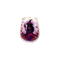 thumbnail image 2 of Halloween Midnight Witch Floral Themed Wine Glass with Gold Rim, Decorative Drinking Glass, Elegant Glass Cup for Cold Drinks, 4.2*2.7 Inch, Ideal Gift for Festival, 2 of 6
