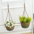 thumbnail image 6 of CoreLiving Hanging Baskets for Plants Outdoor Natural Seagrass Woven Planter with Twine for Indoor Plant Hanger Wall Hanging Planter Living Room Decor 1 Piece, 6 of 9