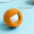 thumbnail image 3 of Paquete de 9 bolas reutilizables para quitar el pelo de mascotas, color naranja, 3 of 5