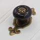 thumbnail image 2 of Perilla de Puerta de Cerámica Vintage Ormromra para Cajón Armario Muebles Negro Bronce, 2 of 3