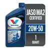 Valvoline 4-Stroke Motorcycle 20W-50 Conventional Motor Oil 1 QT