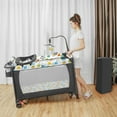 thumbnail image 7 of CIESMSI Baby Bedside Bassinet w/Changing Table,5-in-1 Portable Playard Nursery Center Newborn to Toddler Pack n Play Cribs, 7 of 7