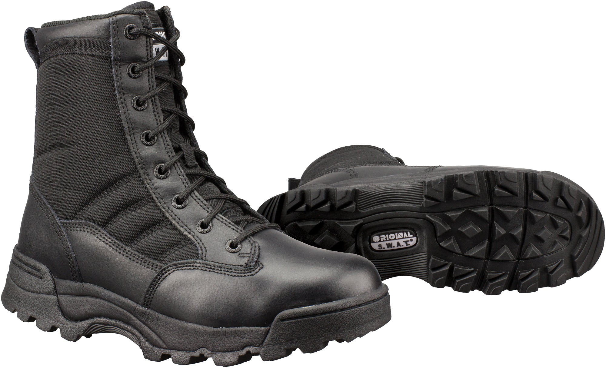 lightweight black combat boots