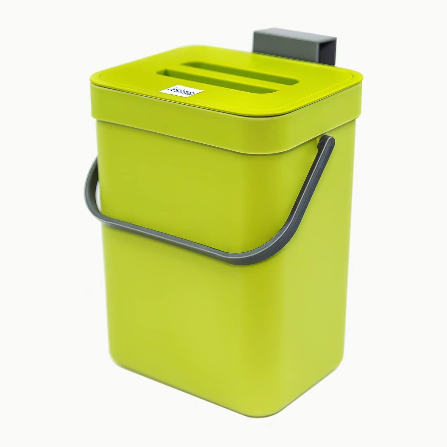 Counter Top Compost Bin with Lid for Kitchen Waste Food Scrap,Mountable