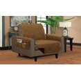 thumbnail image 2 of Classic Reversible Quilted Waterproof Furniture Protector Diamond Design (Chair, Bronze/Brown), 2 of 2