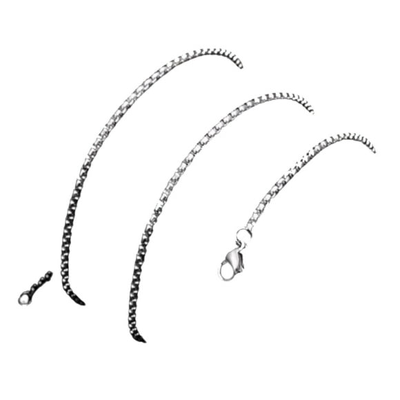 Youkk Exquiite Workmanhip Men Necklace Eay Matching Wide Application Fahionable Chain Necklace Men As Shown