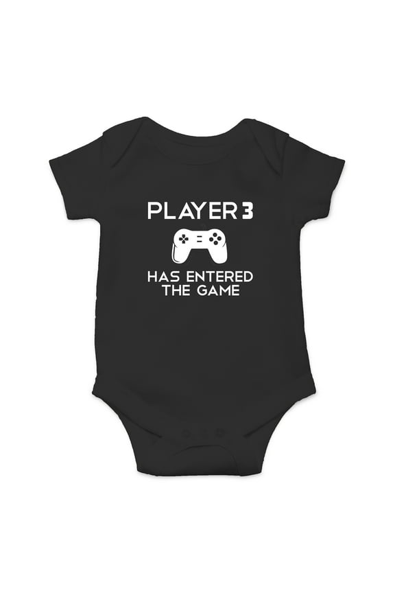 Player 3 Has Entered The Game - I'm a Gamer Like My Daddy - Cute One-Piece Infant Baby Bodysuit