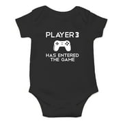 Player 3 Has Entered The Game - I'm a Gamer Like My Daddy - Cute One-Piece Infant Baby Bodysuit