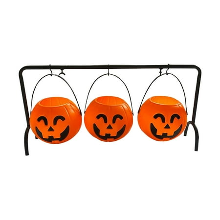 

Eudgs Cauldron Candy Serving Bowls On Rack 3 Pack Candy Pot Holders For Home Indoor Outdoor Kids Party Decoration Pumpkin Bucket Party Decorations for Adults Event Dress for Women Party Dress for