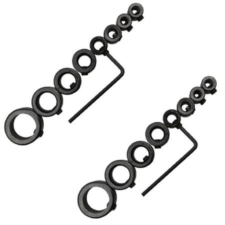 

Xubond Tool Kit Collars Stop Depth 8Pcs/Set Ring Bit Drill Locator Positioner Woodworking Faucets Tool Set