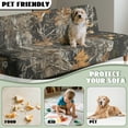 thumbnail image 6 of Xoenoiee Hunting Camo Pattern Armless Futon Cover Super Stretch Jacquard Futon Sofa Bed Slipcover with Non-Slip Elastic Bottom, Universal Sofa Mattress Covers Full Queen Size, 6 of 7