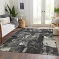 thumbnail image 6 of Addison Rugs Mayfield Premium Machine Washable Transitional Abstract Black Rectangle Rug, 9' x 12', 6 of 6