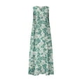 thumbnail image 4 of Robe de Plage Mode Femme Col en V Sans Manches avec Poches Robes Imprimées Robe Femme en Liquidation, 4 of 5