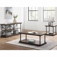 thumbnail image 3 of Furniture of America Drewden Transitional Wood End Table in Dark Oak, 3 of 6