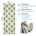 thumbnail image 2 of Blue Highland Cow Sunflower Pattern Hot Yoga Mat Towel Non Slip for Hot Yoga - Quick-Drying Yoga Mat Cover with 4 Corner Pockets with Travel Bag - Hot Yoga Towel Non Slip 70"x26", 2 of 6