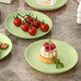 thumbnail image 4 of 10pc Household Fruit and Snack Plates, Dried Fruit and Snacks Tray, Compartmented Serving Dish, BPA Free, Great for Parties, Movie Nights, and Office Snack Breaks(0.787*5.91 in)Green, 4 of 6