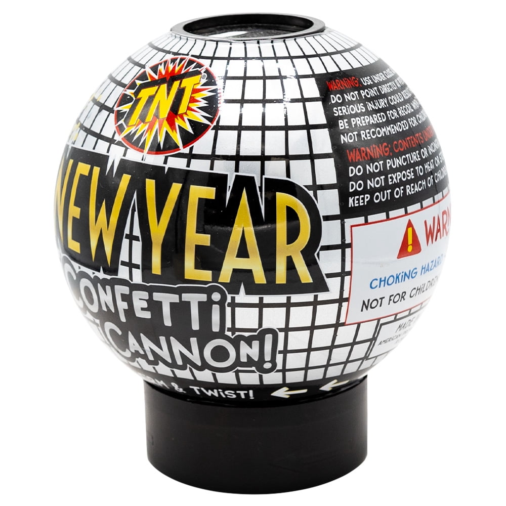 Disco Confetti, TNT Fireworks, Multicolor Mylar Confetti Popper