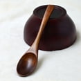 thumbnail image 2 of FUEENIRVA 4Pcs Spoons Natural Wood For Travel And Camping Kids Tableware, 2 of 8