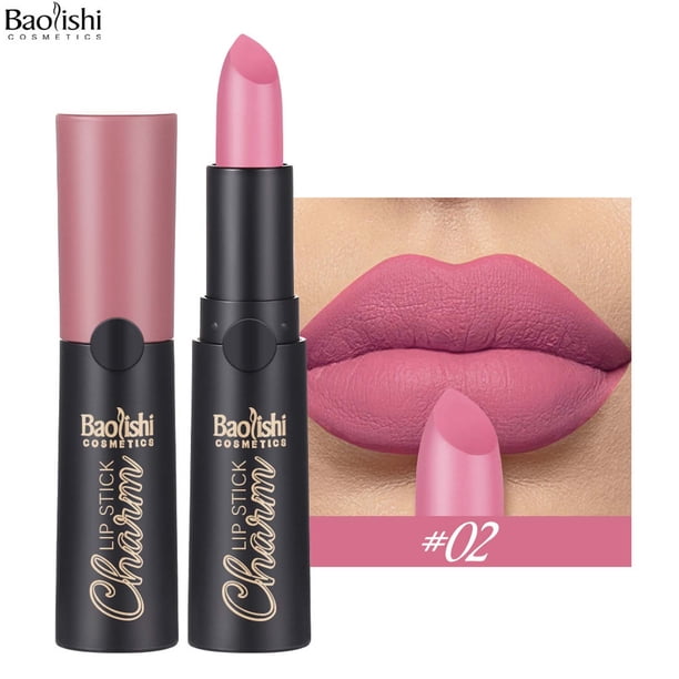 Lápiz labial para mujer, tinte labial, brillo labial, lápiz labial mate antiadherente, lápiz labial aterciopelado, brillo labial mate de larga duración, lápiz labial