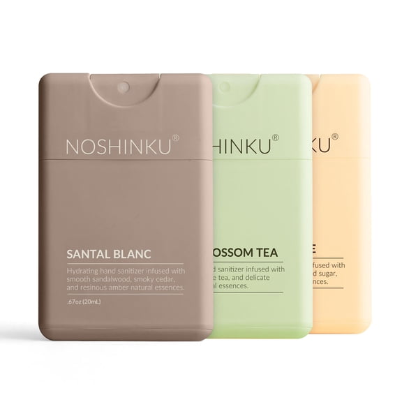 Spray de Gel Antibacterial Noshinku Discovery 3-Pack para Viaje