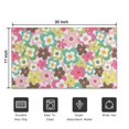 thumbnail image 5 of Pioneer Flower Floral Print Pattern Door Rugs,Washable Non Slip Door Mats Indoor,Decorative Door Mats,Entry Mat Indoor for Entrance,Bedroom,Kitchen,Bathroom,17"x30", 5 of 6