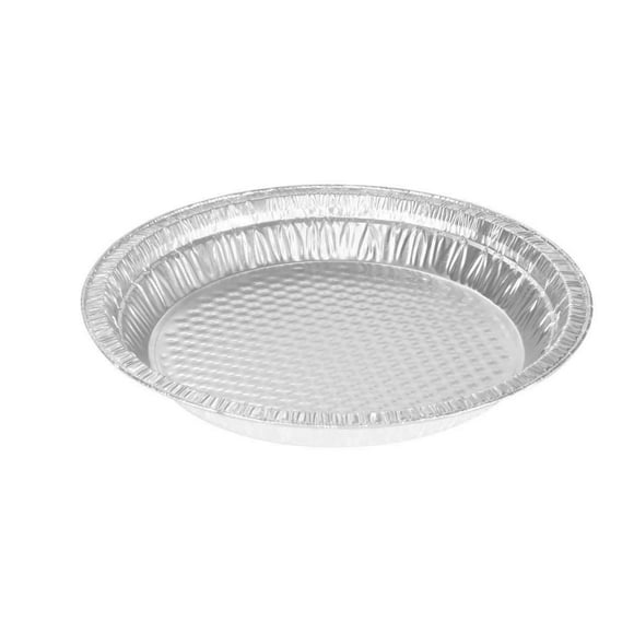 KitchenDance Disposable Aluminum Quilted Bottom Pie Pan - 28 Ounces Nonstick Aluminum Foil Baking Pan, Heavy Aluminum Pie Pans Perfect for Baking, Cooking, Preparing Food, #9284 (9 Rim to Rim, 500)