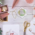 thumbnail image 6 of 3drose, Image of Topographic Map of Missouri with Flag, 3 inch Snowflake Porcelain Ornament, 6 of 7