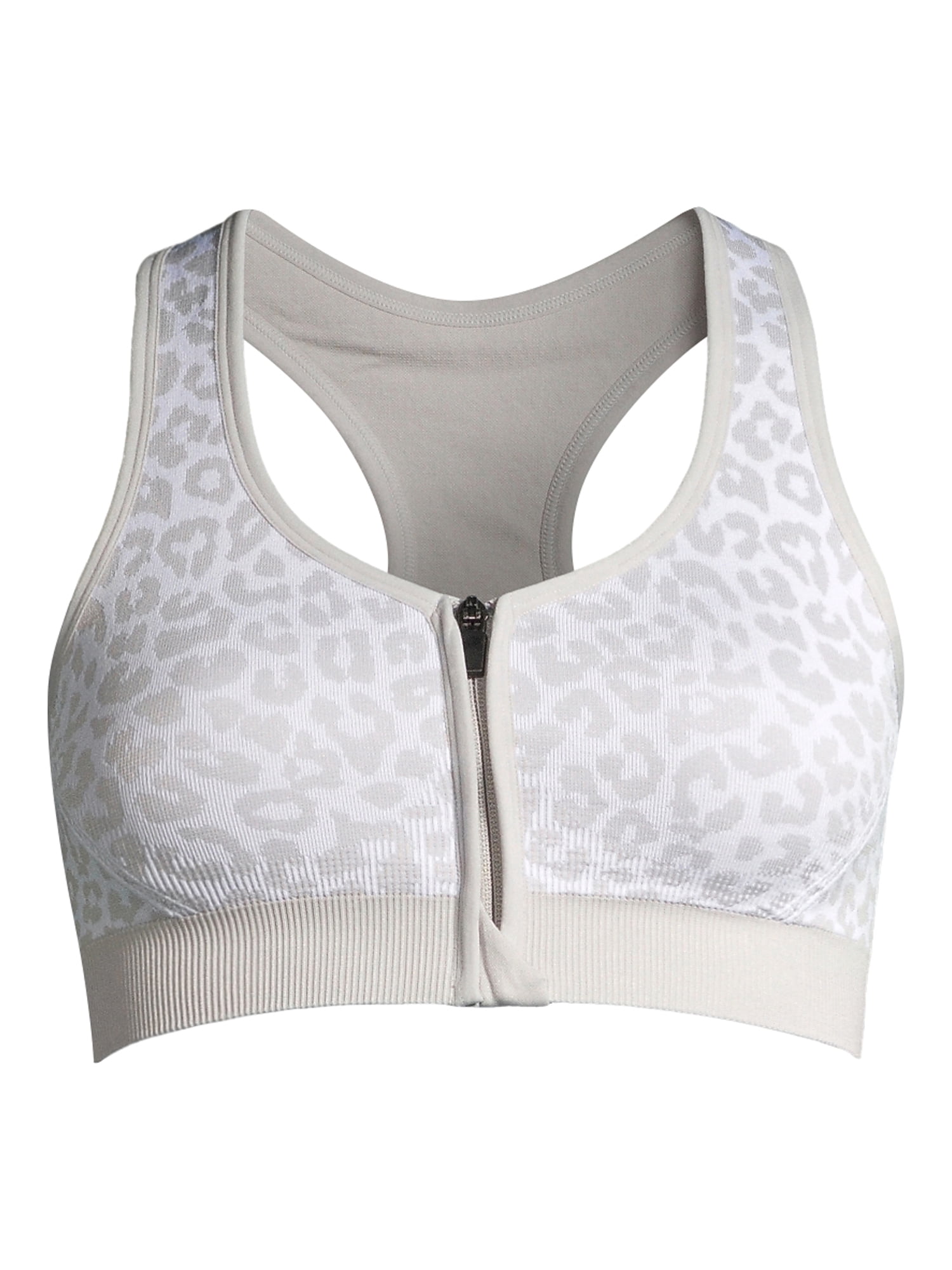 Avia Women’s Seamless Zip Front Sports Bra