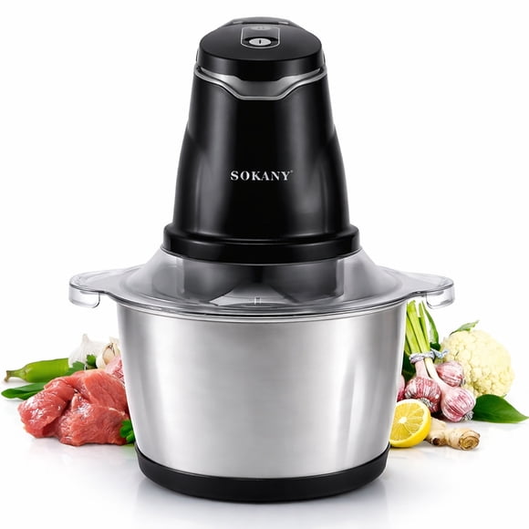 Procesador Alimentos SOKANY Picador Carne Verduras Color Plateado