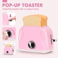 thumbnail image 4 of Toy Set Play Kitchen Appliances TooyBing Pink con cafetera, 4 of 7