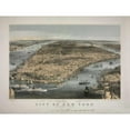 thumbnail image 3 of Harbick, N. 18x15 Black Modern Framed Museum Art Print Titled - 1856 NYC Map, 3 of 5