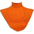 thumbnail image 1 of Trayknick False Collar Soft Texture Good Ornament 7 Colors Women Modal Neck Cover Loop Scarf for Home Orange, 1 of 13