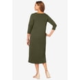 thumbnail image 2 of Jessica London Women's Plus Size Stretch Cotton T-Shirt Dress, 2 of 3