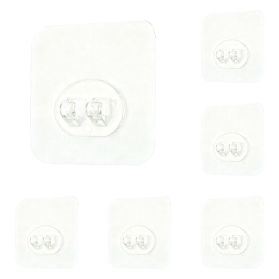 Shower Shelf Adhesive Replacement Hooks 10PCS, Waterproof Shower Caddy Replacement Adhesive for Bathroom Kitchen Soap Dish Corner Shelf Wall Mount Organizer