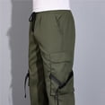 thumbnail image 4 of Ftwytp Mens Cargo Trousers Tracksuit Bottoms Open Hem Lightweight Quick Dry Joggers Trousers Drawstring Lounge Pants with Pockets Sweatpants Hiking Pants, 4 of 5