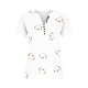 thumbnail image 5 of Tops Cortos para las Mujeres Impresas Blusas Botón Camiseta Manga Corta Cuello en V, Top de Moda para Primavera Verano, 5 of 5